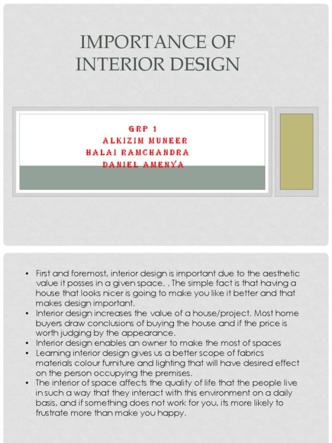 Featured image for The Importance of Interior Design
