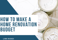 Featured image for Creating a Light Renovation Budget