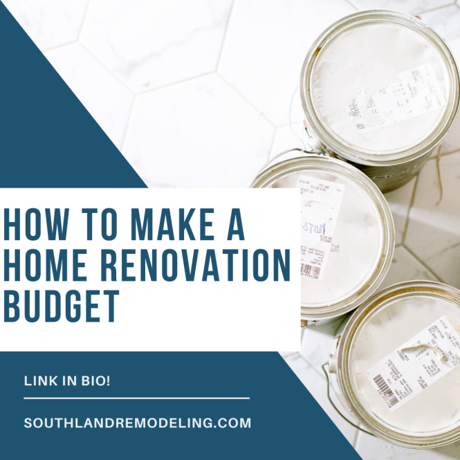 Featured image for Creating a Light Renovation Budget